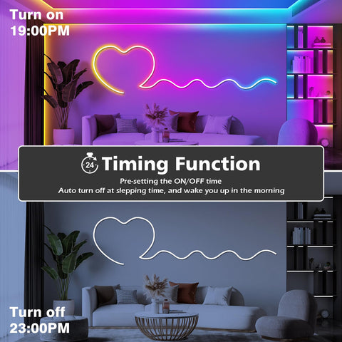 LETianPAI flexible-cut neon strip adapts to unique layouts
