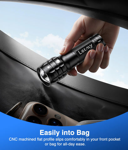 LETMY 800 ft range helps you see farther in dim environments.