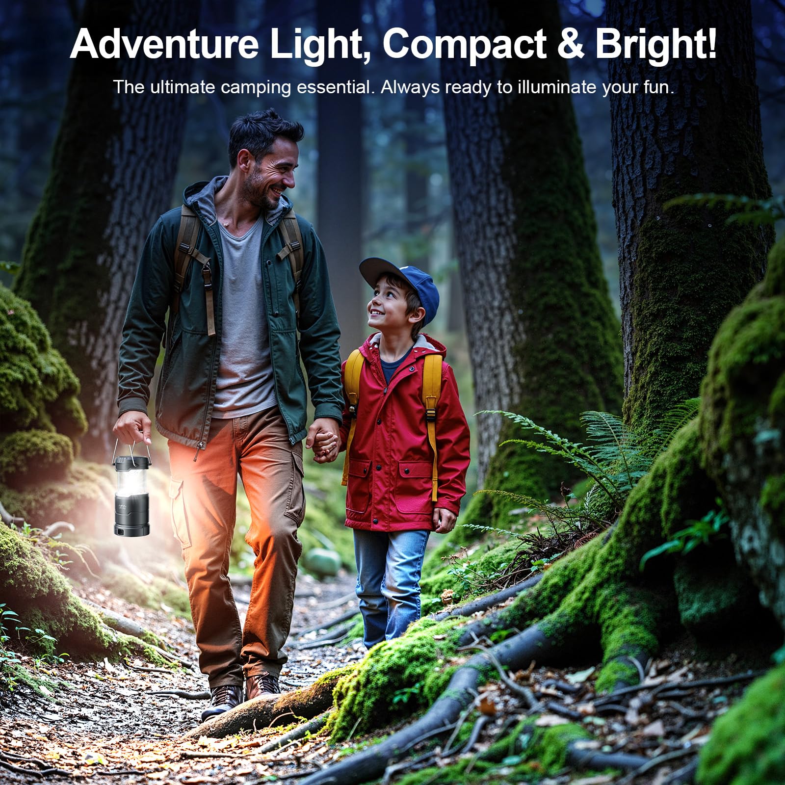 LETMY reliable emergency lighting for hurricanes and camping.