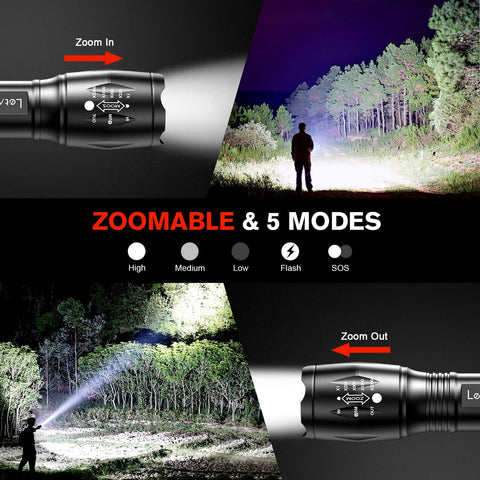 LETMY S2000 pocket-sized flashlight fits in pockets