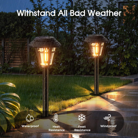 LETMY solar lights automatically switch on at dusk for hands-free ambience