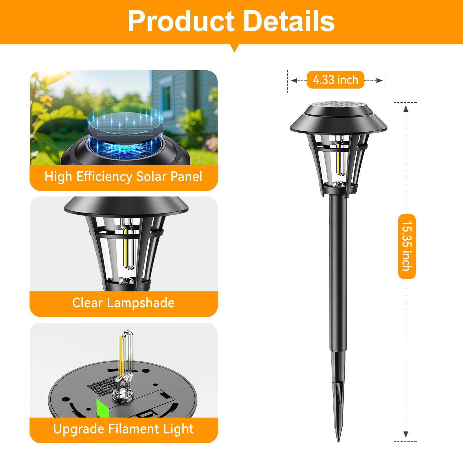 LETMY IP44-rated pathway lights withstand rain and snow for reliable outdoor decor