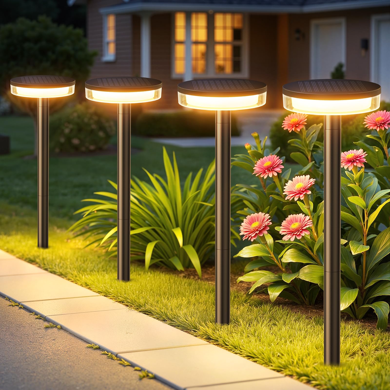 LETMY lights with brighter panel for clearer walkway illumination