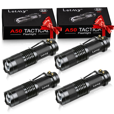 LETMY Tactical Flashlight delivers a bright beam for outdoor visibility.