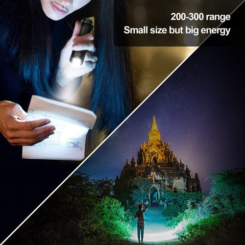 LETMY Flashlight pocket clip keeps hands free during tasks.