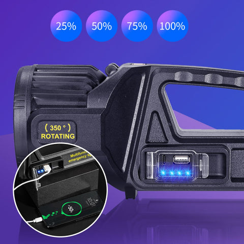LETour 1,300,000 L spotlight IPX6 waterproof protection in rain