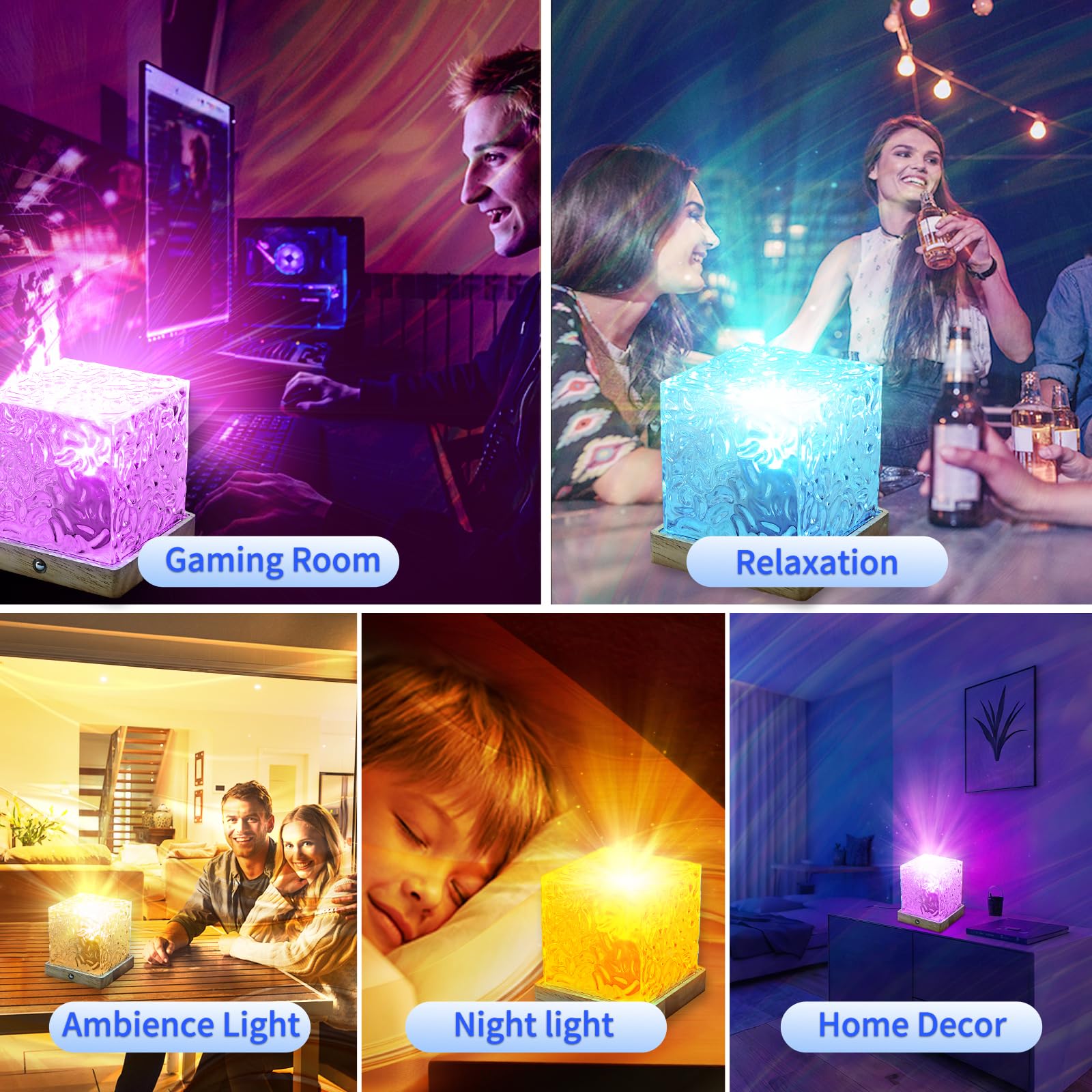 LETOUR 30 modes and remote control for flexible mood lighting