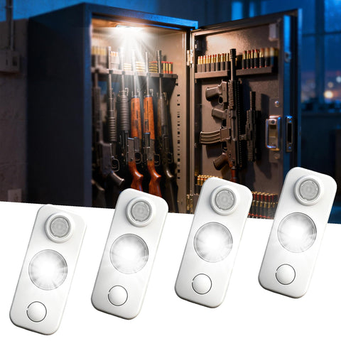 Letour Gun Safe Lights 1000lm beam brightens shelves for quick access