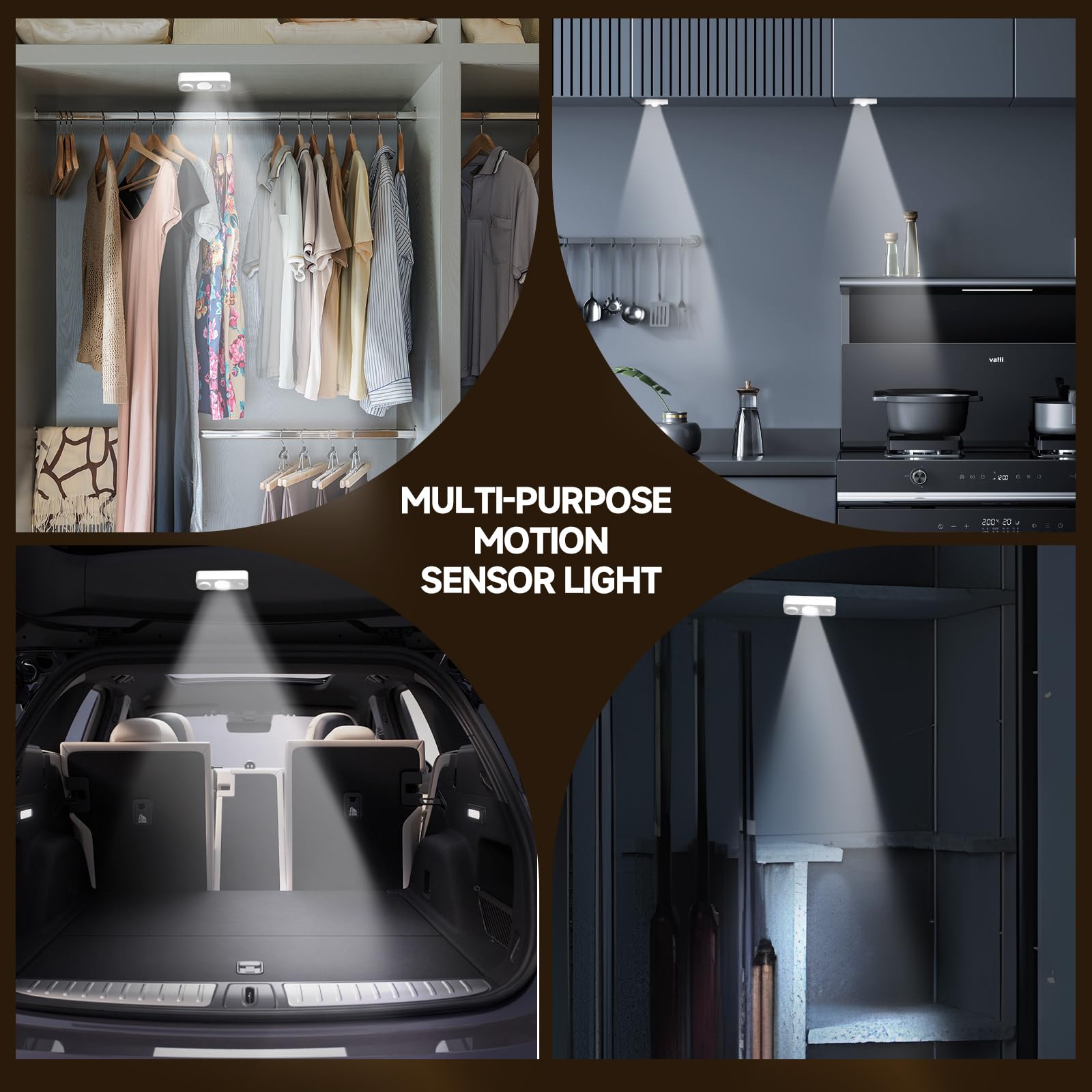 Letour Gun Safe Lights battery-powered design with cordless placement