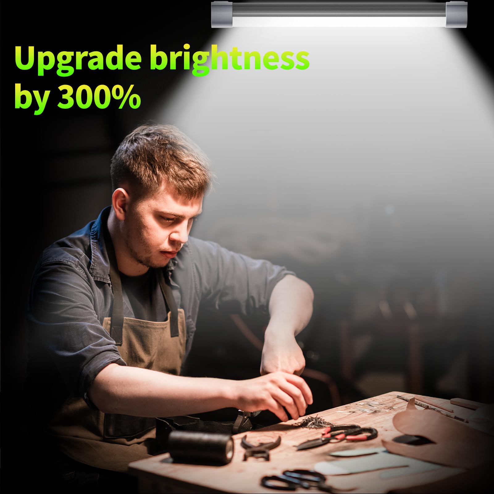 LETour LED Tube delivers 6000 lumens for clear visibility in workshops and garages