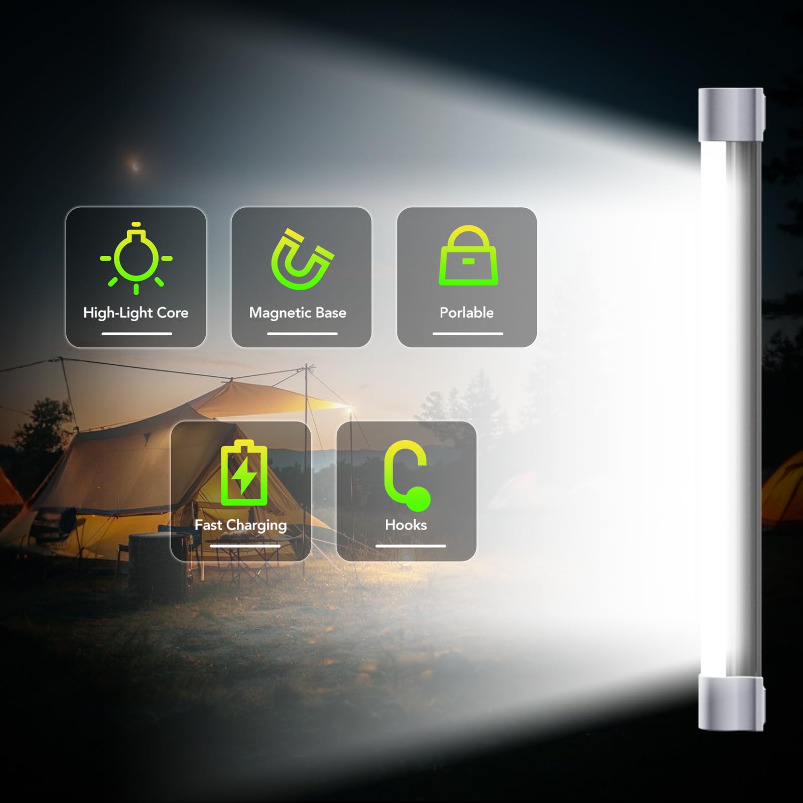 LETour LED Tube hand strap adds portable convenience for quick moves