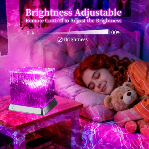LETOUR Ocean Wave Projector Light in a child's bedroom creating ambience