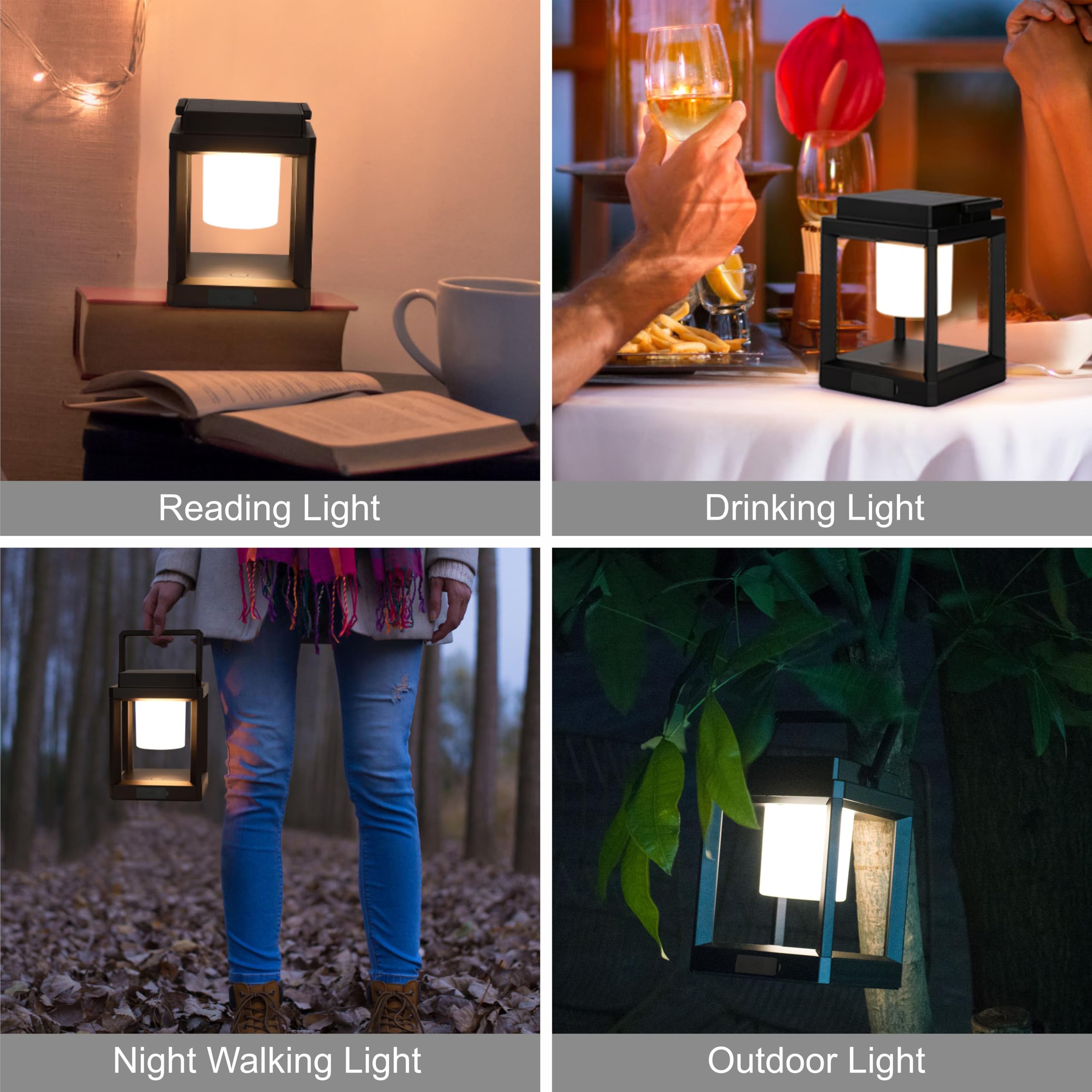 LETRY three-brightness modes shown for personalized lighting.