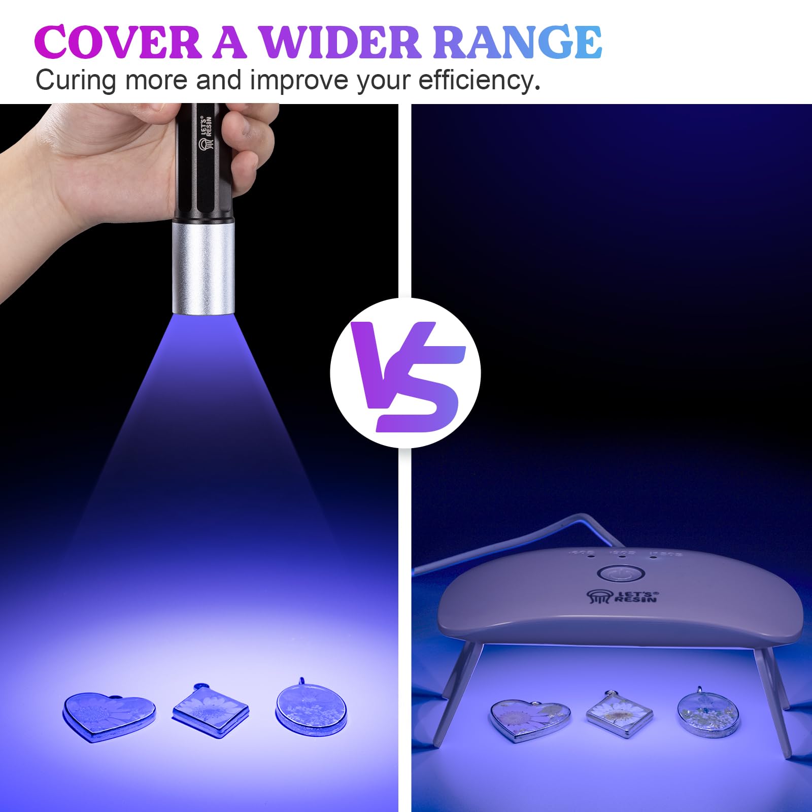 LET'S RESIN UV light helps detect pet urine and stains efficiently.