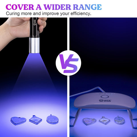 LET'S RESIN UV light helps detect pet urine and stains efficiently.