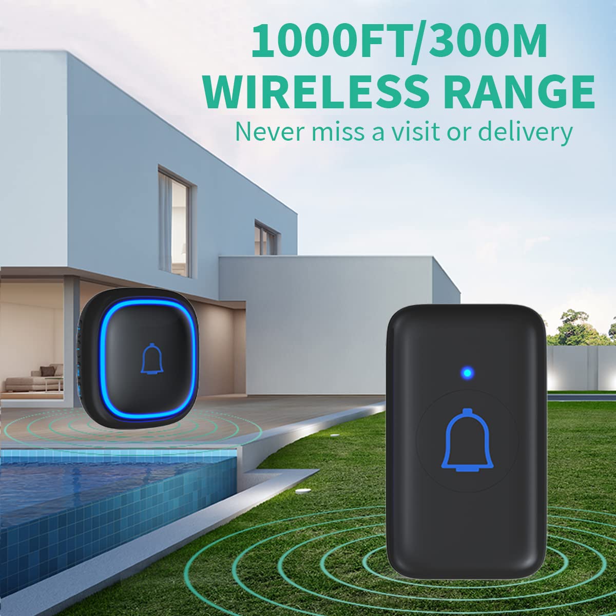 LetsWill doorbell 66 ringtones offers flexible chimes for various rooms and moments.