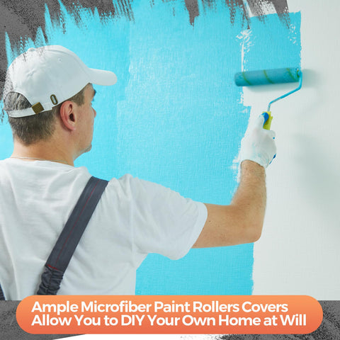 Leumoi paint roller designed for walls and cabinets, ideal for DIY projects.