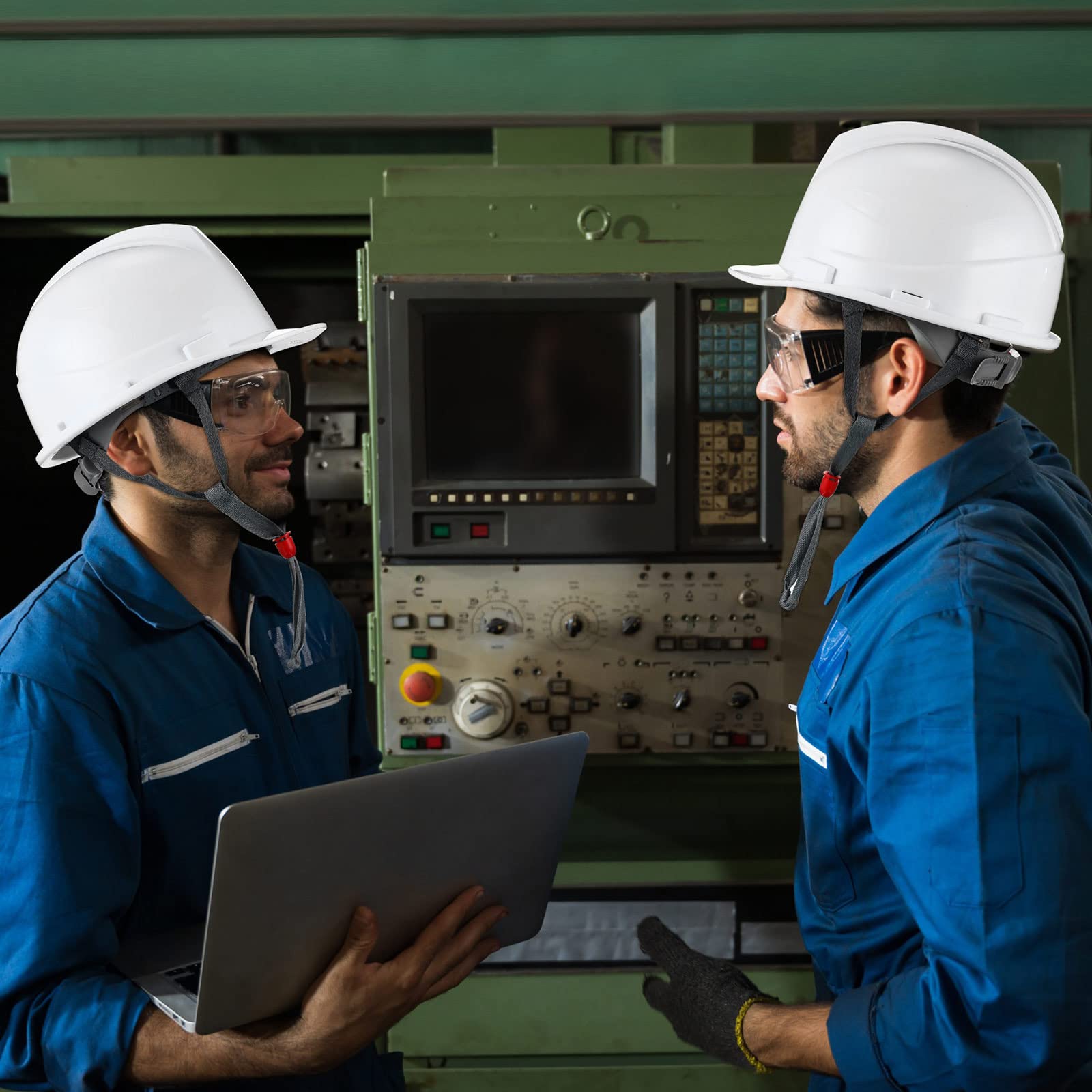 Leumoi balanced design hard hat improves stability during work
