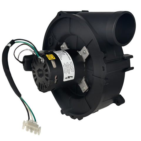 LEUNGOO A249 blower motor front view showing upgraded performance for Lennox drafts.