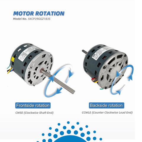 LEUNGOO motor dimensions: 1/2 inch shaft and 5-5/8 inch body