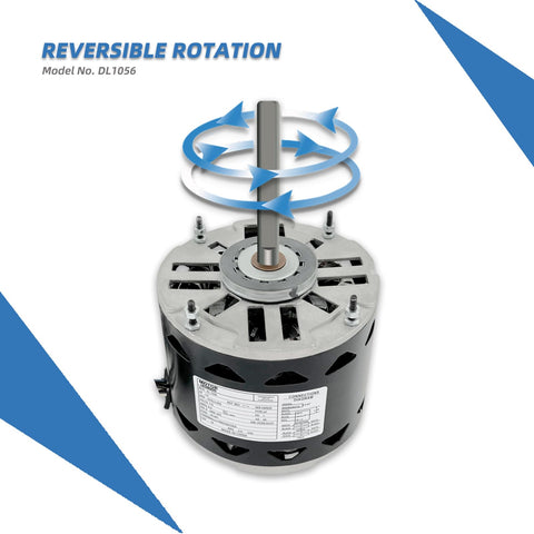 LEUNGOO DL1056 blower motor capacitor detail indicates included start/run capacitor