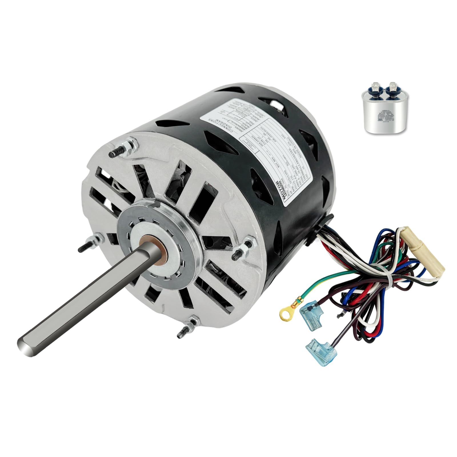 LEUNGOO DL1056 blower motor half-hp 1075rpm for HVAC airflow