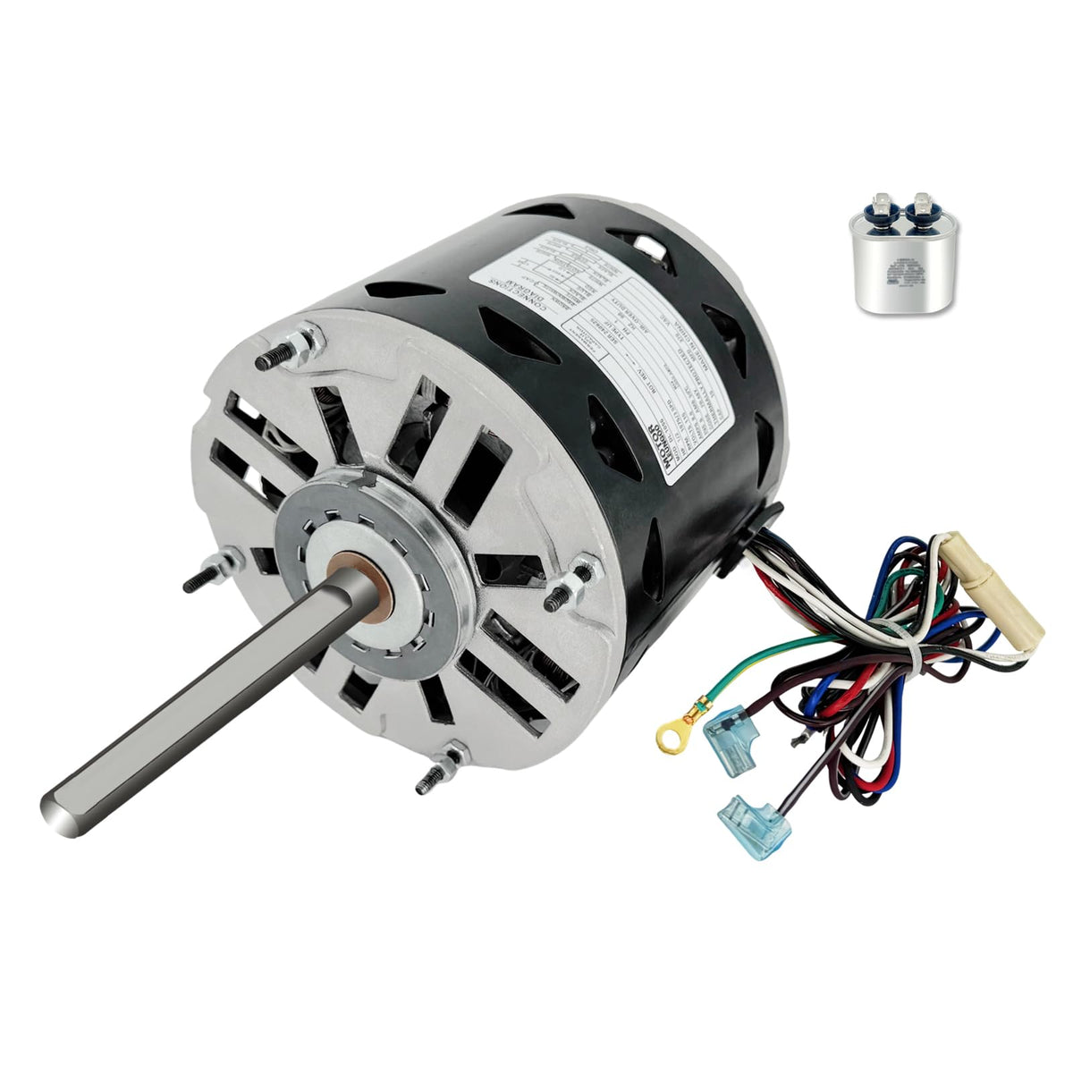 LEUNGOO DL1056 blower motor half-hp 1075rpm for HVAC airflow