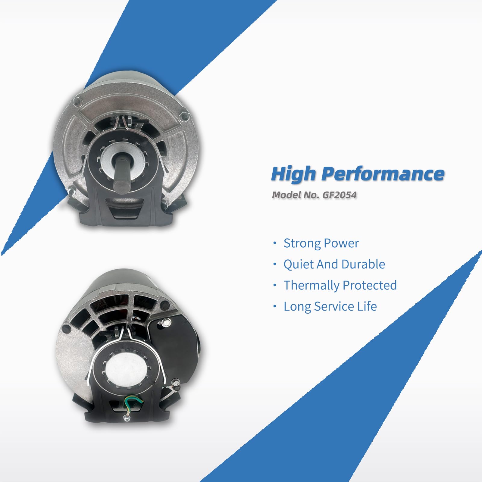 Two-year warranty seal on LEUNGOO GF2054 underscores support for long-term operation.