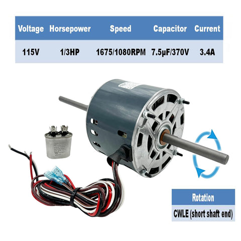 LEUNGOO motor fits D1092 systems for reliable RV airflow.