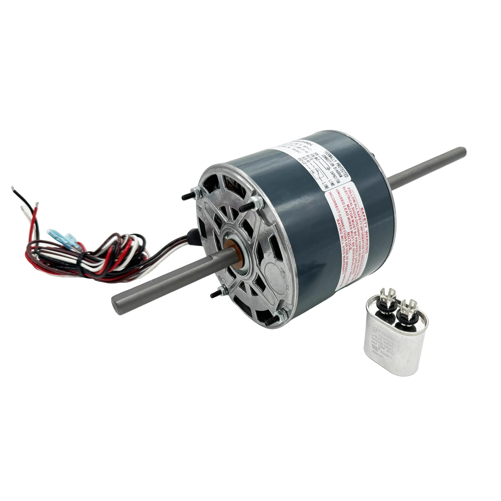 Two-speed, 115V operation offers flexible performance options.