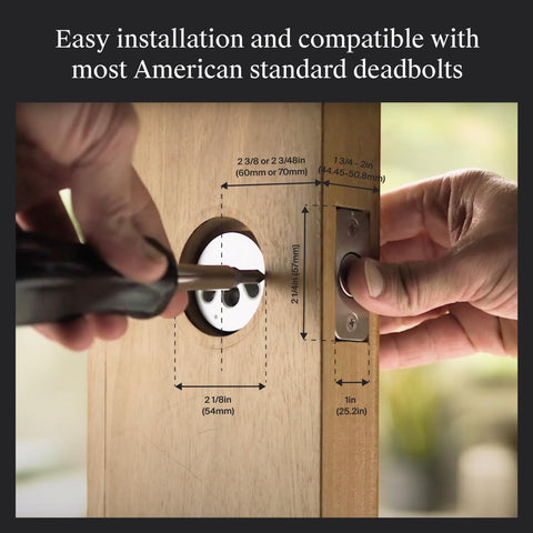 Level Lock+ includes a physical key for backup security