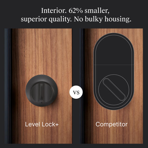 Level Lock+ unlock via iPhone or Apple Watch for convenient daily use.