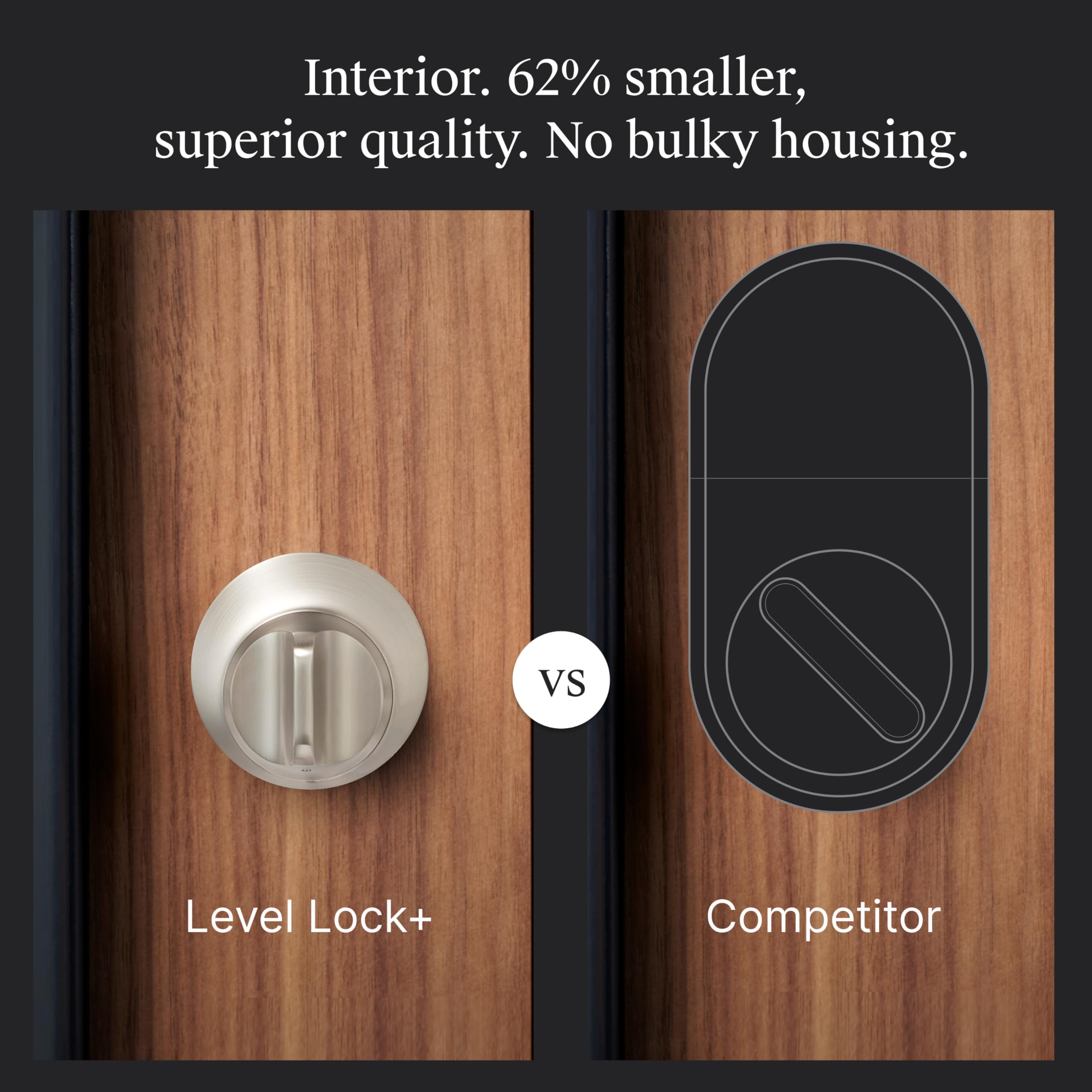 Level Lock+ app-based keyless entry on iOS and Android