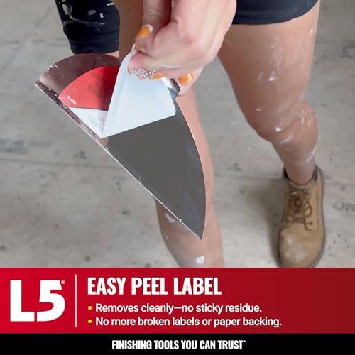 LEVEL5 6-Inch Joint Knife cleanup-ready design after messy jobs.