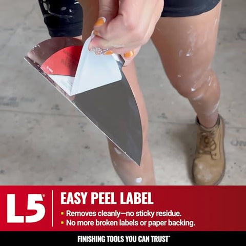 LEVEL5 6-Inch Joint Knife cleanup-ready design after messy jobs.