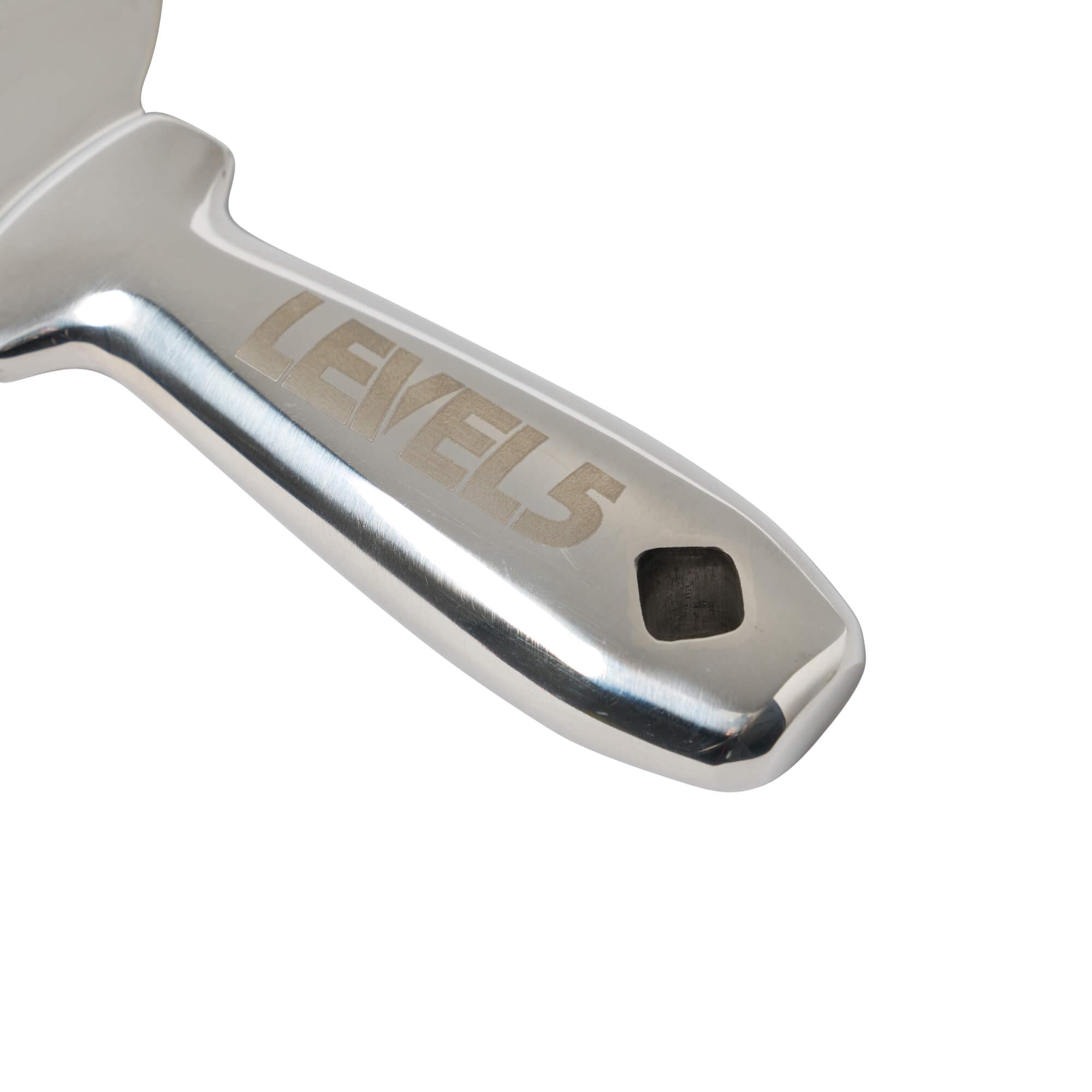 LEVEL5 6-Inch Joint Knife hollow grind supports balanced flex for control.