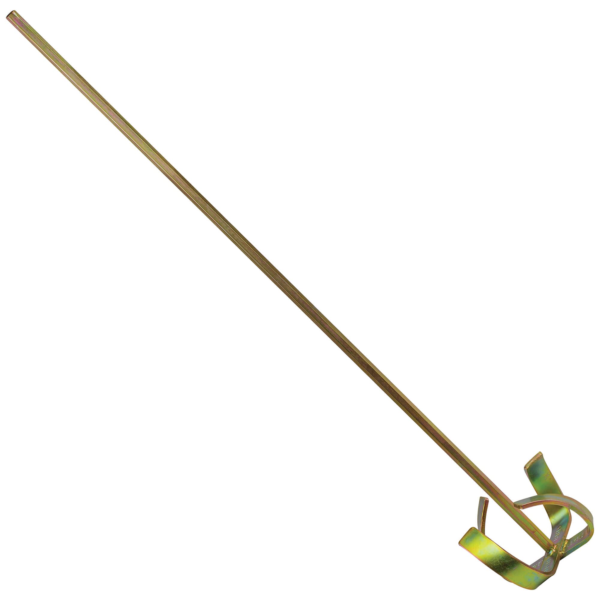 LEVEL5 drywall mud mixer showing the 32-inch shaft for upright mixing and back comfort.