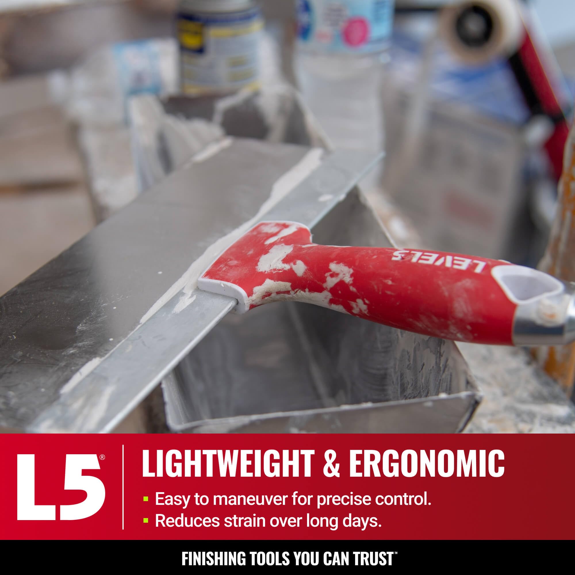LEVEL5 large hang hole for easy storage and quick access.