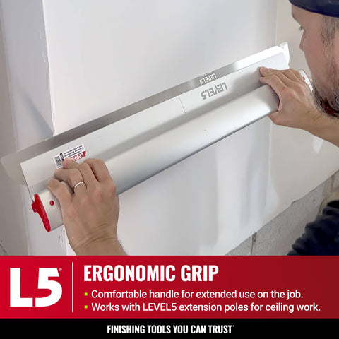 LEVEL5 German stainless steel blade provides durable performance on long jobs.