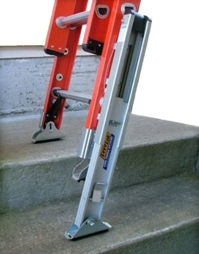 Levelok base unit rail mount secures ladder rails for stability