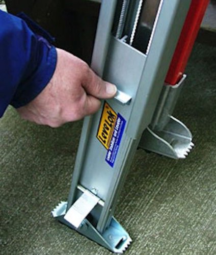 Levelok extendable leveler reaches 10 inches on uneven ground