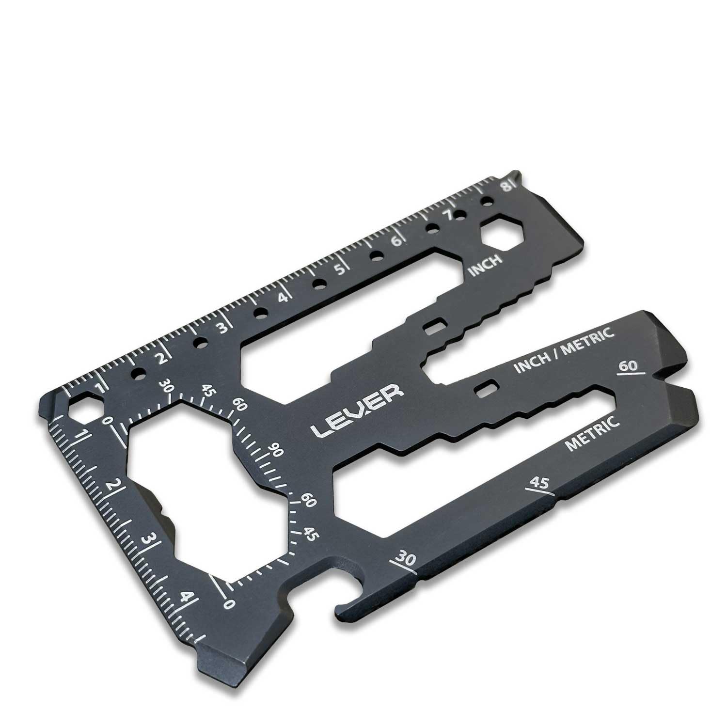 Lever Gear Toolcard Pro in wallet slim profile for everyday carry and quick fixes.