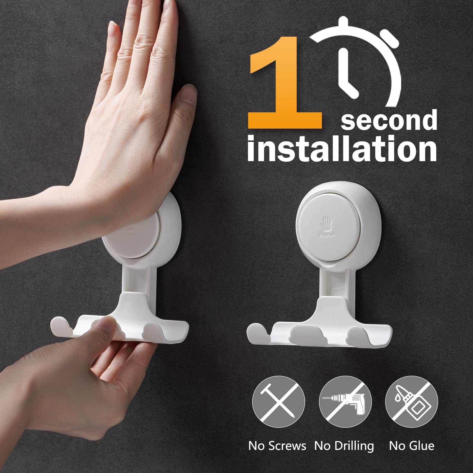 LEVERLOC razor holder with self-drainage prevents water pooling.