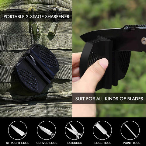 Levinchy lightweight steel lets you sharpen quickly without fatigue.