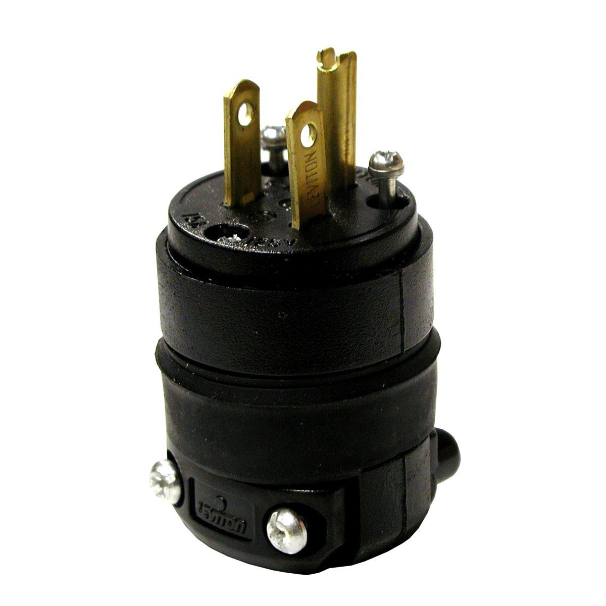 Leviton 515PR rubber-plug with grounded design for reliable indoor/outdoor use