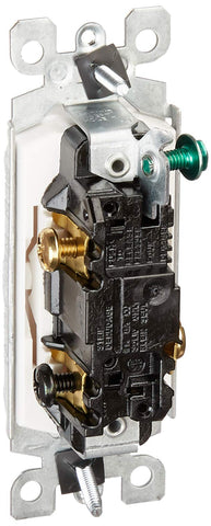 Leviton 56032W in a 3-way setup for versatile lighting control in any room.