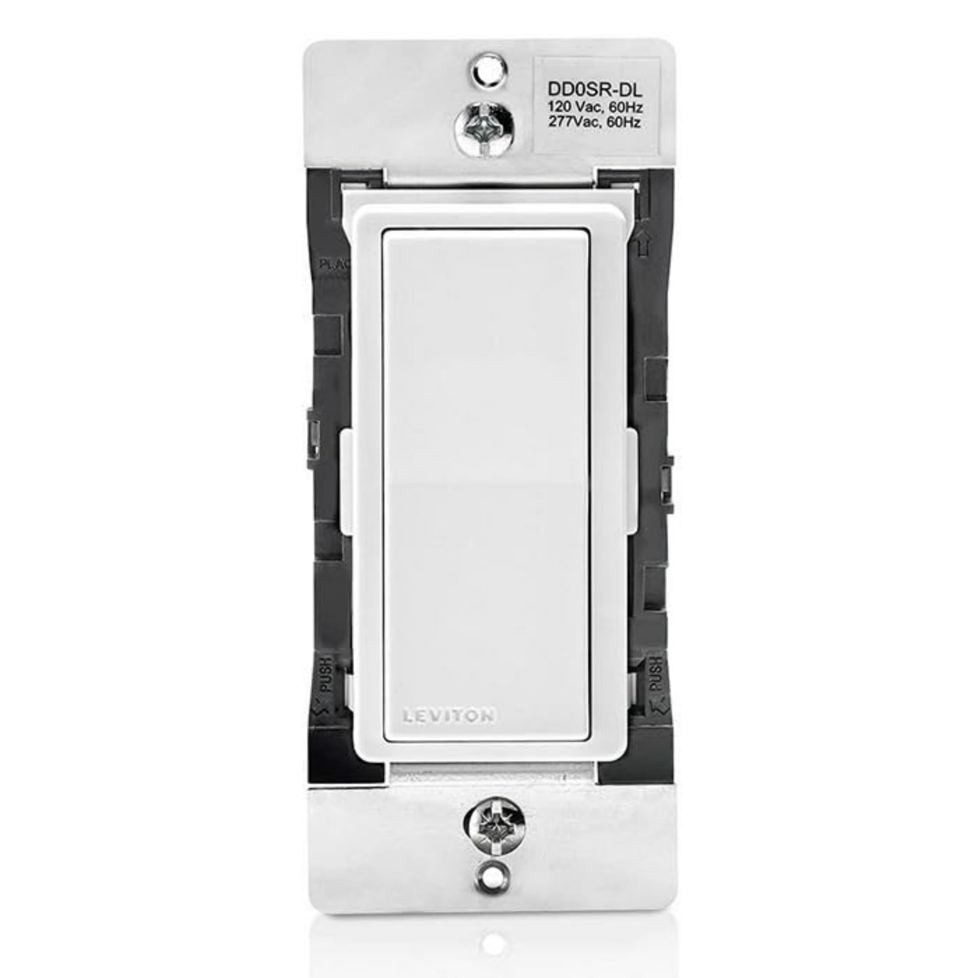 Leviton Decora Smart Switch Companion with locator LED illuminates the wall for night use