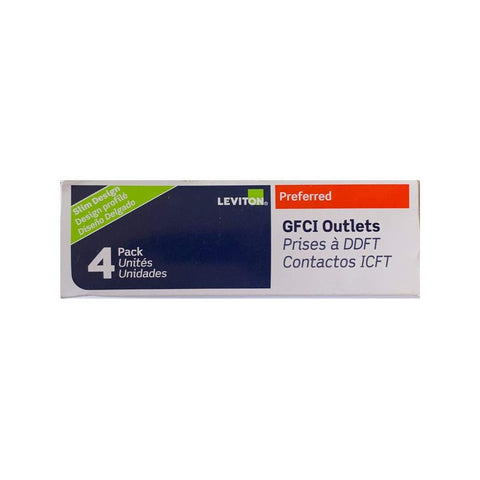 Leviton Decora-compatible GFCI outlet demonstrates seamless device compatibility.