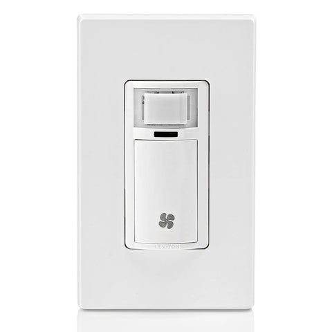 Leviton DHS05-1LW wallplate area with separate wallplate