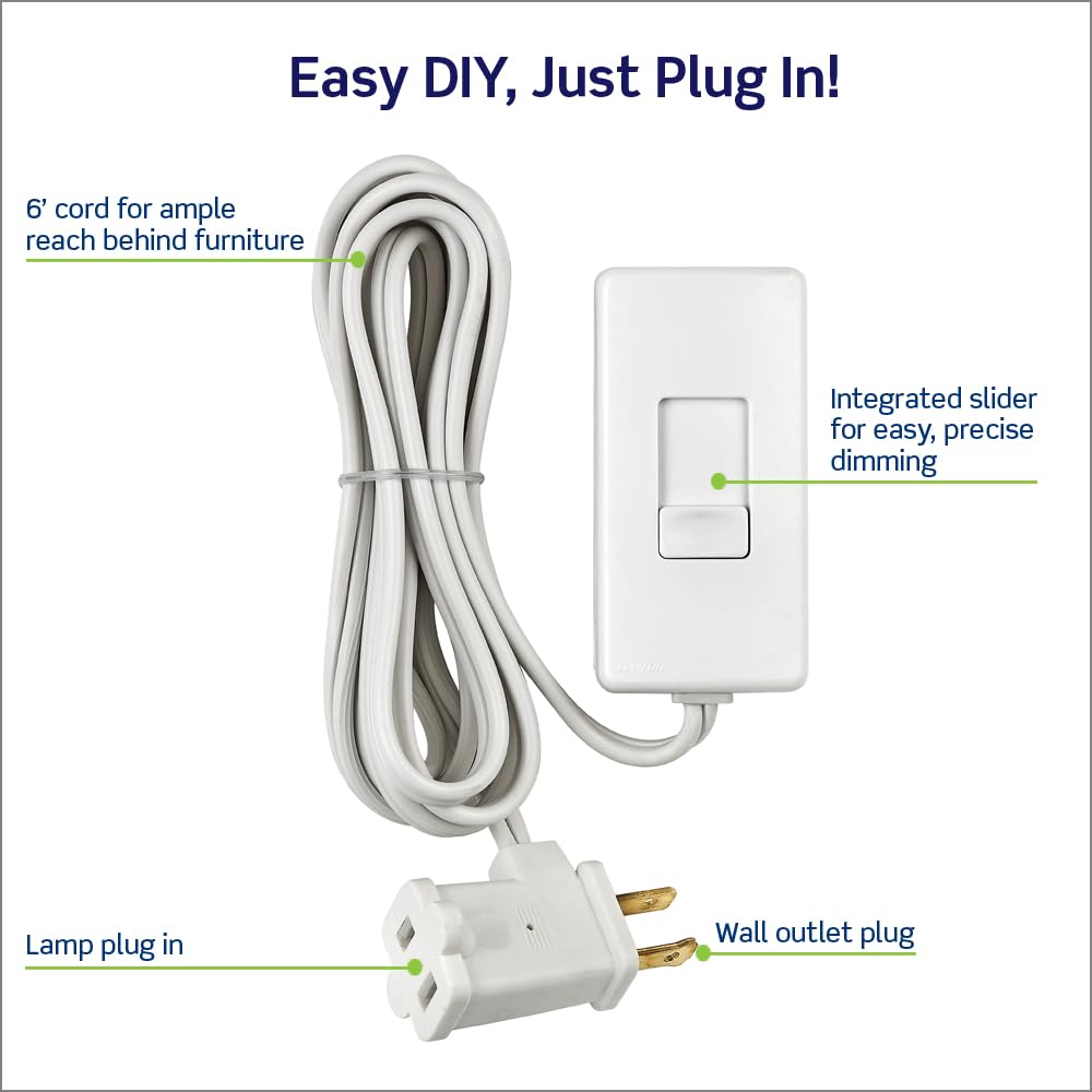 Leviton slide-control dimmer for precise light levels